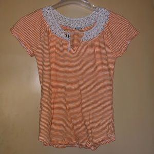LUCKY BRAND Striped Knit Top Size Small